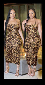 Cheetah Print Dress