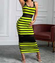 Load image into Gallery viewer, Stripe Bodycon Dress
