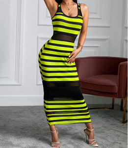 Stripe Bodycon Dress