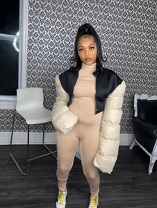 Nude Puffer Jacket